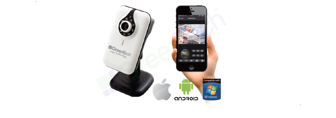 GREENTECH GT-IP11HD WI-FI IP KAMERA