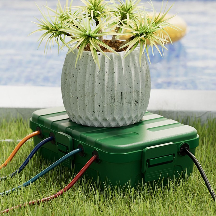 GreenTech Dış Mekan Su Geçirmez Priz ve Kablo Bağlantı Kutusu GT-PK12