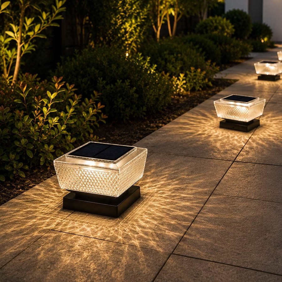 GreenTech Solar Kolon Başı ve Duvar Üstü Lambası 2 Adet GT-SL51