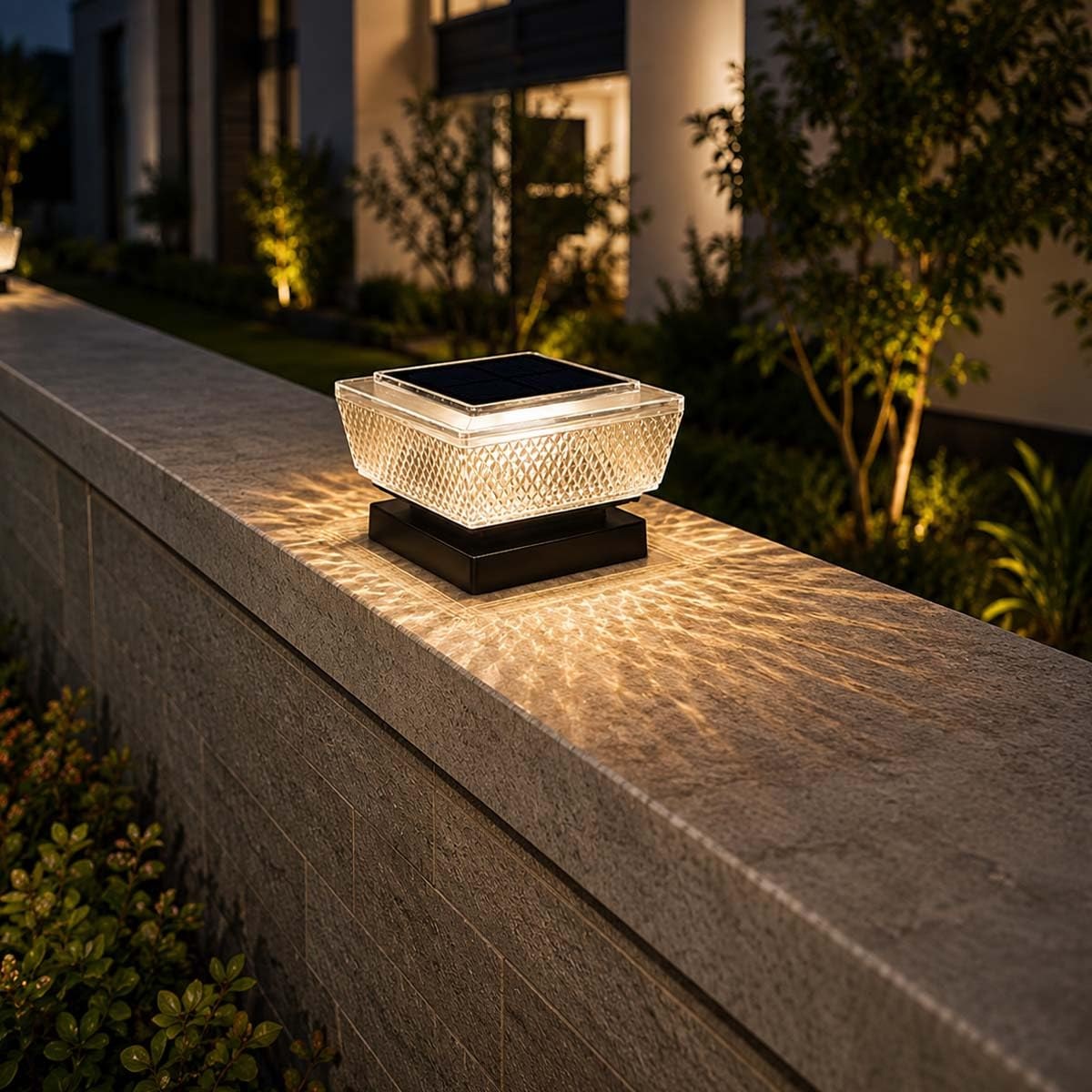 GreenTech Solar Kolon Başı ve Duvar Üstü Lambası 2 Adet GT-SL51